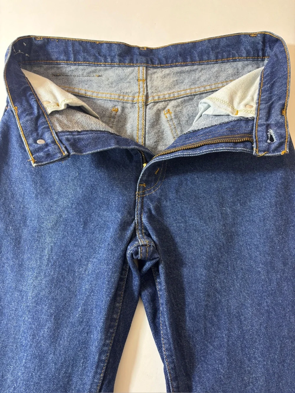 Vintage Levi's Orange Tab 80's 506 Straight Leg USA Men’s Jeans Indigo Sz 30x32